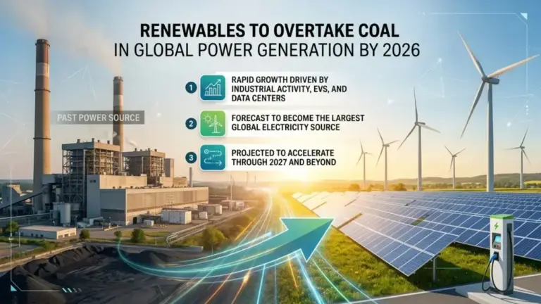 Renewables to Overtake Coal in Global Power Generation by 2026