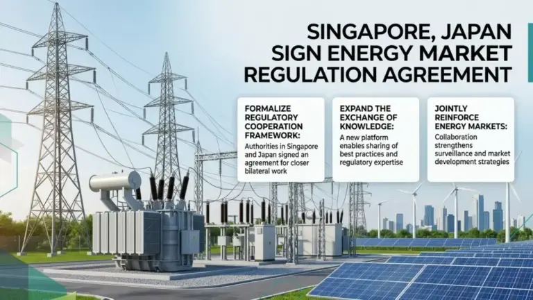 Singapore, Japan Sign Energy Market Regulation Agreement