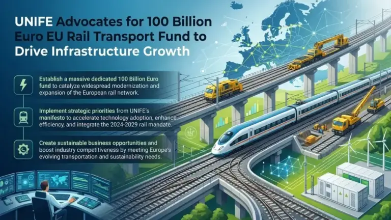 EUR 100 Billion Transport Fund Backed by UNIFE for EU Budget