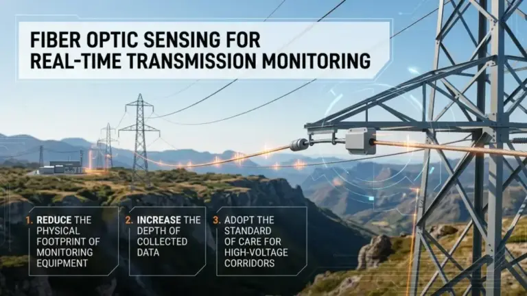 Fiber Optic Sensing for Real-Time Transmission Monitoring