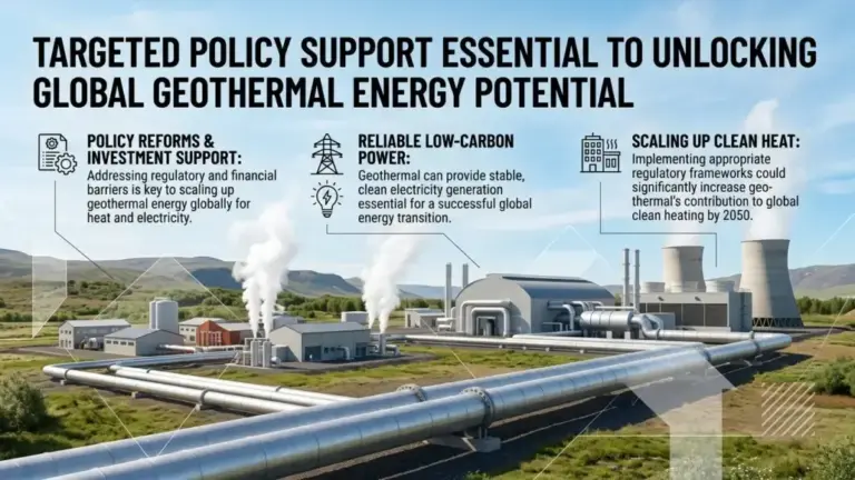 Targeted Policy Support Essential to Unlocking Global Geothermal Energy Potential