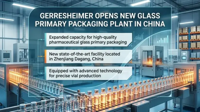 Gerresheimer Opens New Glass Primary Packaging Plant in China