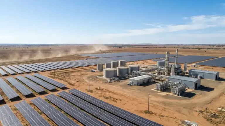 Solar Modules Power Green Hydrogen and Green Ammonia Plant