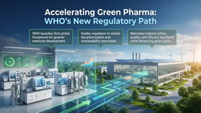 WHO Introduces Global Regulatory Framework for Decarbonizing Pharmaceuticals