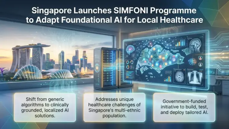 Singapore Launches SIMFONI Programme to Adapt Foundational AI for Local Healthcare