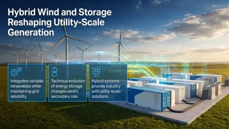 Hybrid Wind and Storage Reshaping Utility-Scale Generation