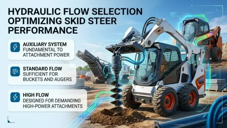 Hydraulic Flow Selection Optimizing Skid Steer Performance