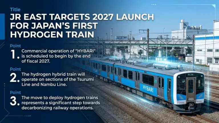 JR East Targets 2027 Launch for Japan’s First Hydrogen Train