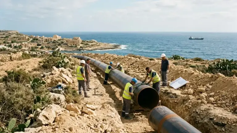 Hydrogen-Ready Pipeline Project in Malta Supported by EU