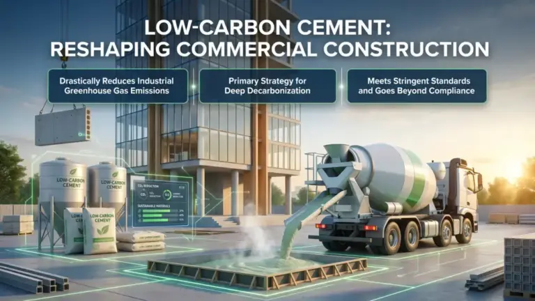 Low-Carbon Cement Reshaping Commercial Construction