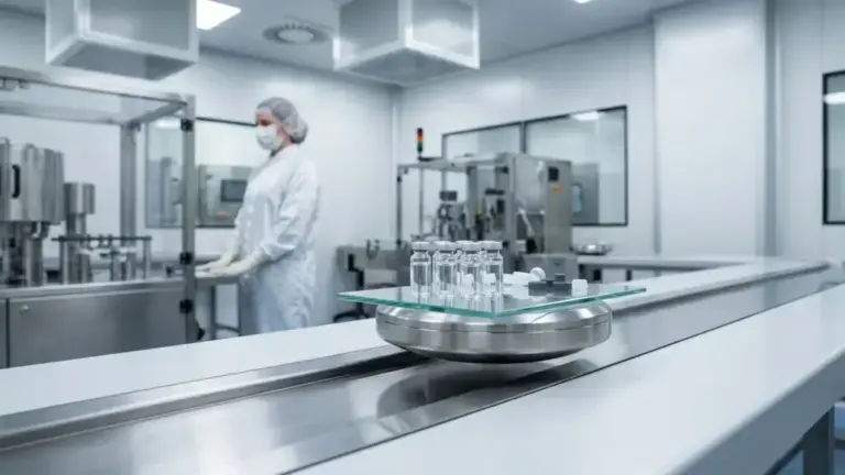 Magnetic Levitation Transport Improving Sterile Pharmacy