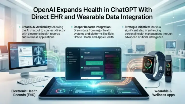 OpenAI Expands Health in ChatGPT With Direct EHR and Wearable Data Integration