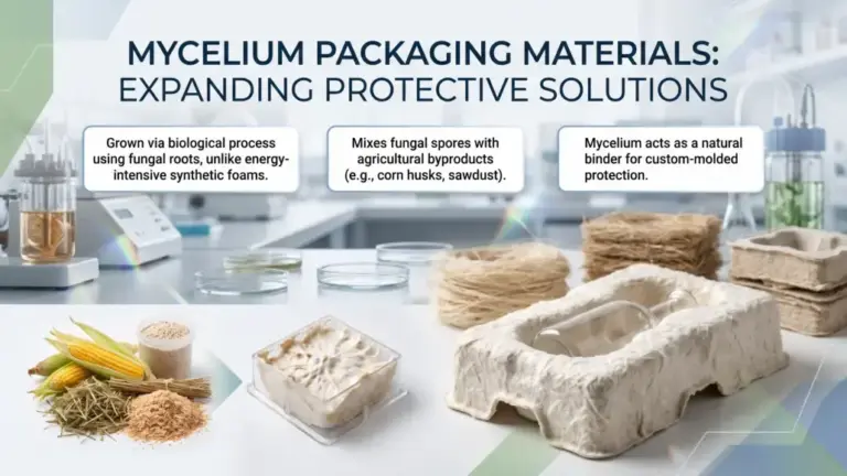 Mycelium Packaging Materials Expanding Protective Solutions