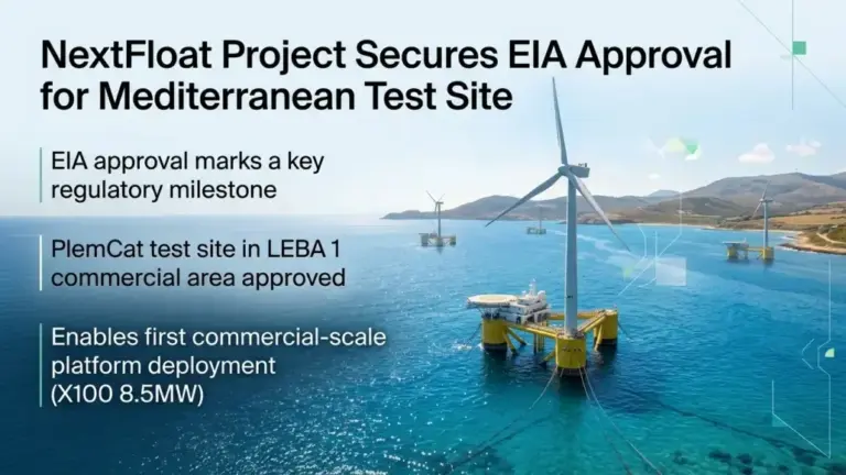 NextFloat Project Secures EIA Approval for Mediterranean Test Site