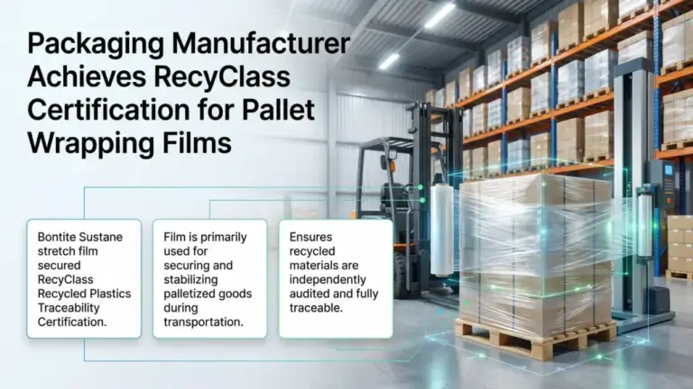 Packaging Manufacturer Achieves RecyClass Certification for Pallet Wrapping Films
