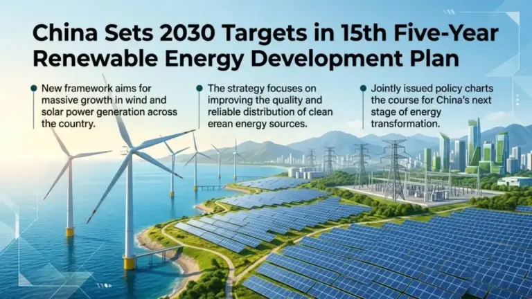 China Sets 2030 Targets in 15th Five-Year Renewable Energy Development Plan