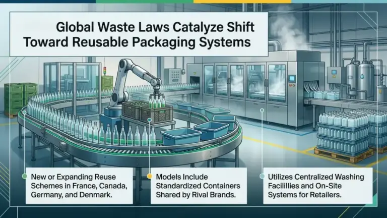 Global Waste Laws Catalyze Shift Toward Reusable Packaging Systems