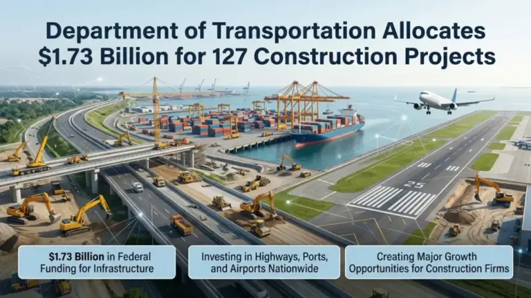 Department of Transportation Allocates $1.73 Billion for 127 Construction Projects