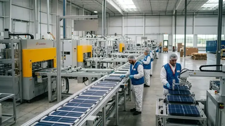 Solar Cell Production Facility in Indiana by Canadian Solar