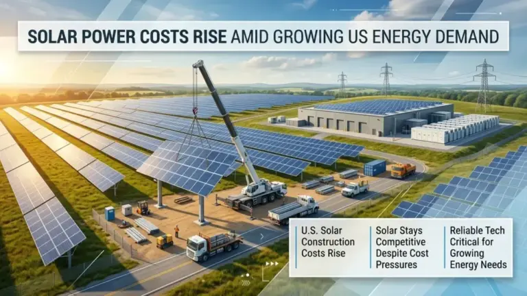 Solar Power Costs Rise Amid Growing US Energy Demand