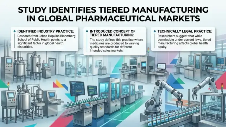Study Identifies Tiered Manufacturing in Global Pharmaceutical Markets