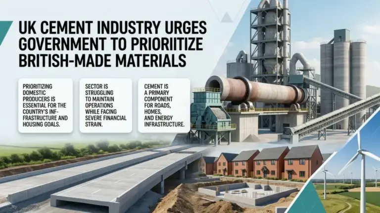 UK Cement Industry Urges Government to Prioritize British-made Materials