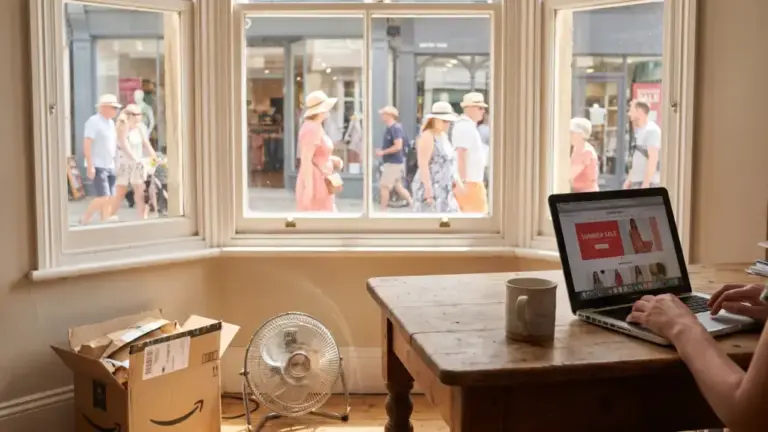 UK Online Retail Sales Rise as June Heat Hits Store Trade