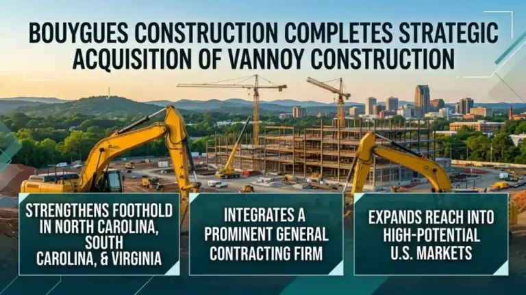 Bouygues Expands US Presence with Vannoy Construction Acquisition