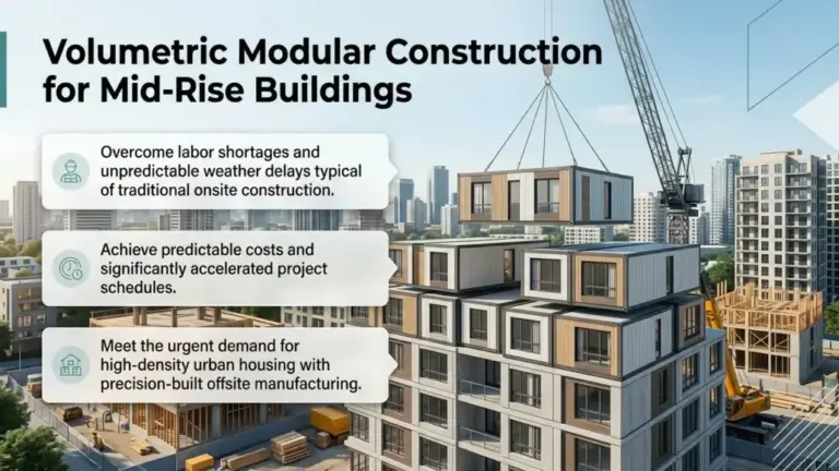 Volumetric Modular Construction Accelerating Mid-Rise Building Delivery
