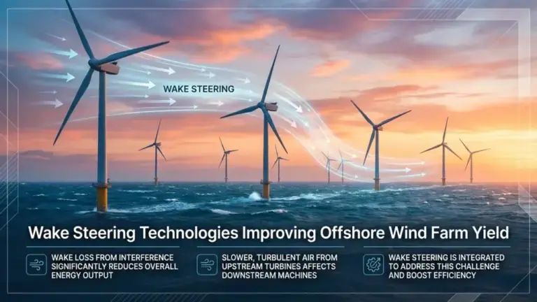 Wake Steering Technologies Improving Offshore Wind Farm Yield