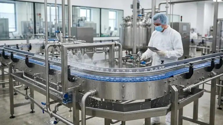 Wash in Place Systems Powering Hygienic Pharma Conveyors