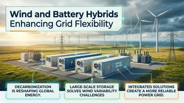 Hybrid Wind and Battery Systems Improving Grid Flexibility