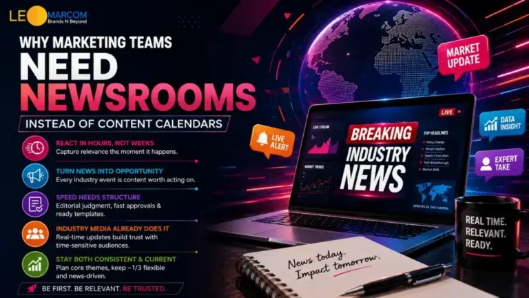 Why Marketing Teams Need Newsrooms Instead of Content Calendars