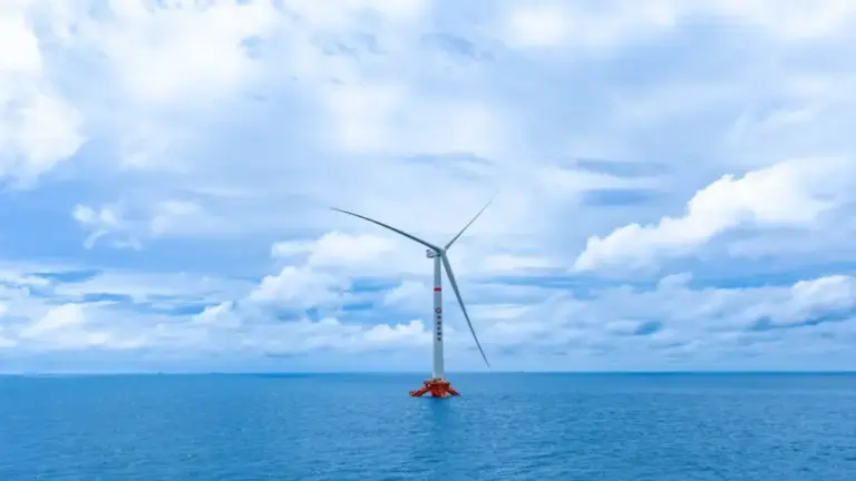 China Becomes First to Power Up 16MW Floating Wind Platform