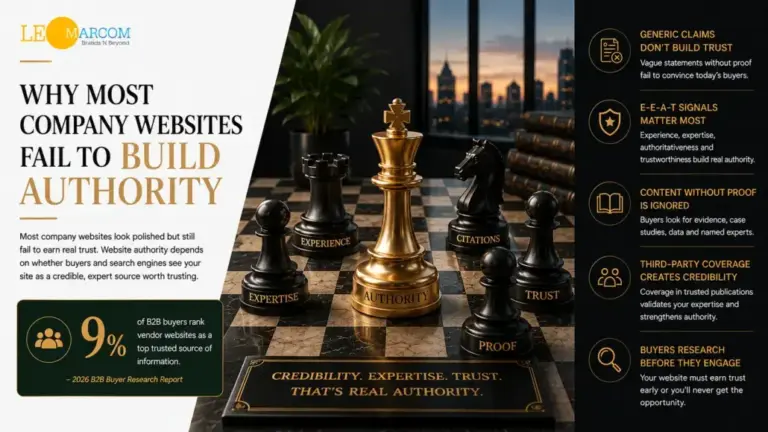Why Most Company Websites Fail to Build Authority