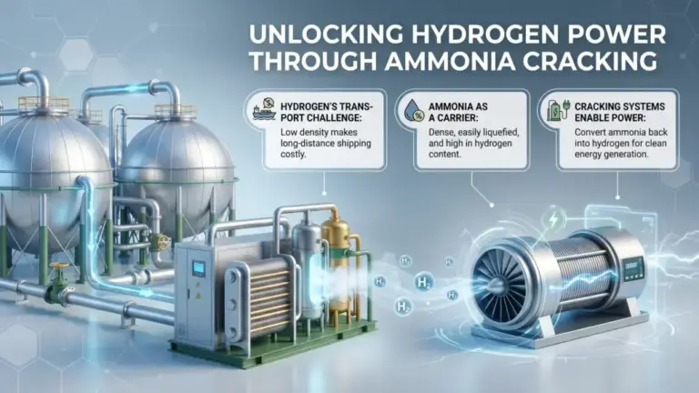 Ammonia Cracking Systems Enabling Hydrogen-Based Power Generation
