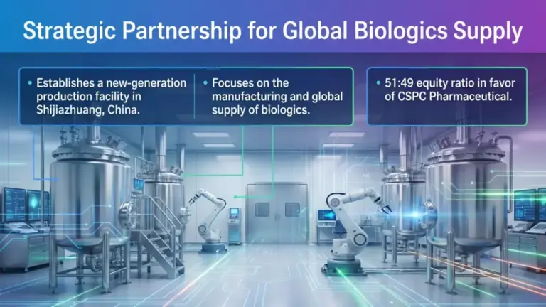 CSPC Pharmaceutical and AstraZeneca form Biologics Joint Venture