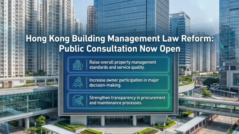 Government Launches Public Consultation on Building Management Law Reform