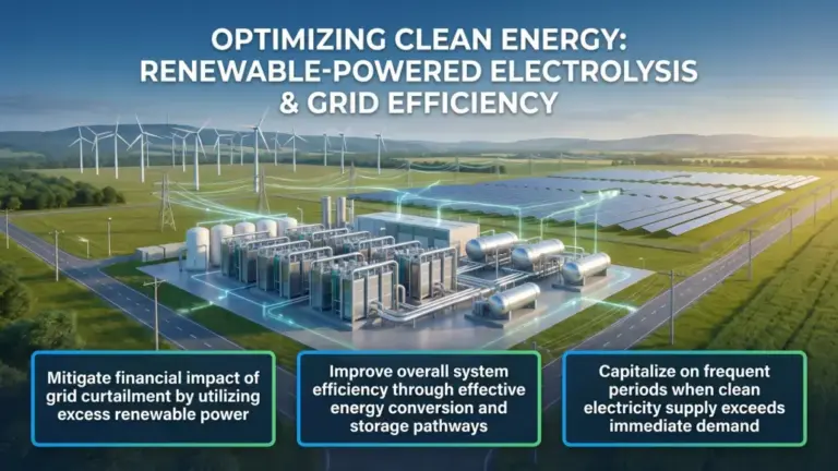 Renewable-Powered Electrolysis Optimizing Clean Electricity Utilization