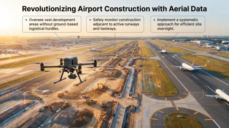 Drone-Based Construction Monitoring Improving Airport Project Visibility