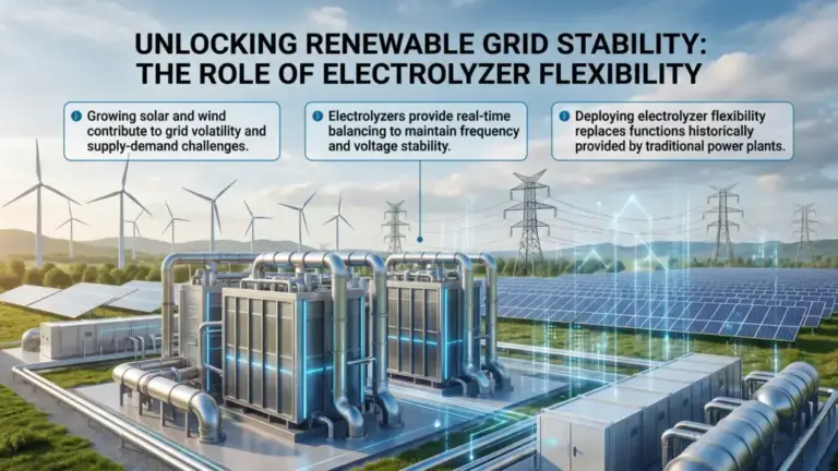 Electrolyzer Flexibility Supporting Renewable Grid Balancing