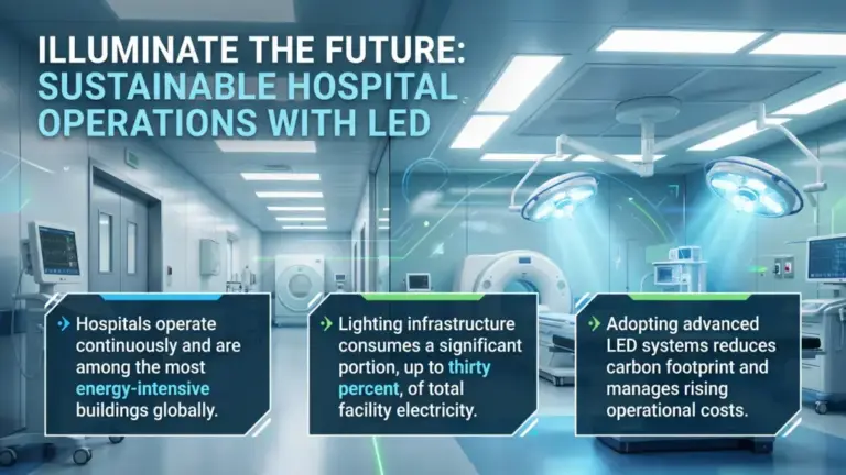 Energy-Efficient LED Systems Supporting Sustainable Hospital Operations