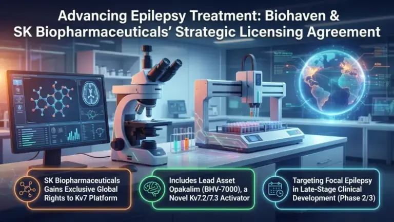 Biohaven and SK Biopharmaceuticals Forge $795 Million Global Licensing Agreement for Kv7 Epilepsy Platform