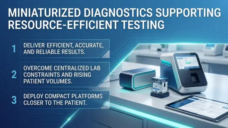 Miniaturized Diagnostics Supporting Resource-Efficient Testing