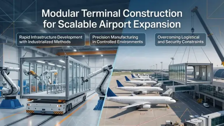 Modular Terminal Construction Enabling Scalable Airport Expansion