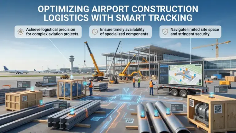 Smart Material Tracking Improving Airport Construction Supply Chains