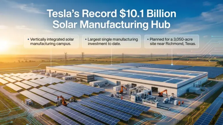 Tesla Submits Plans for $10.1 Billion Solar Manufacturing Campus in Texas