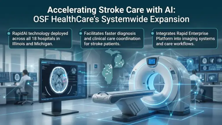 OSF HealthCare Expands RapidAI Platform Across 18 Hospitals to Speed Stroke Care