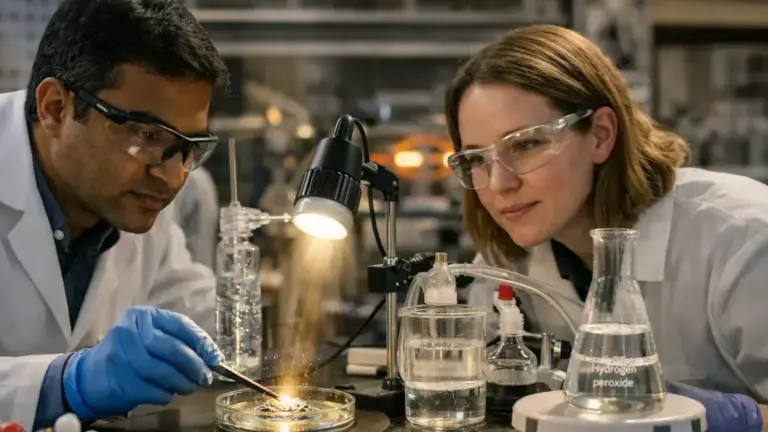 Scientists Turn Sunlight, Air, Water into Hydrogen Peroxide