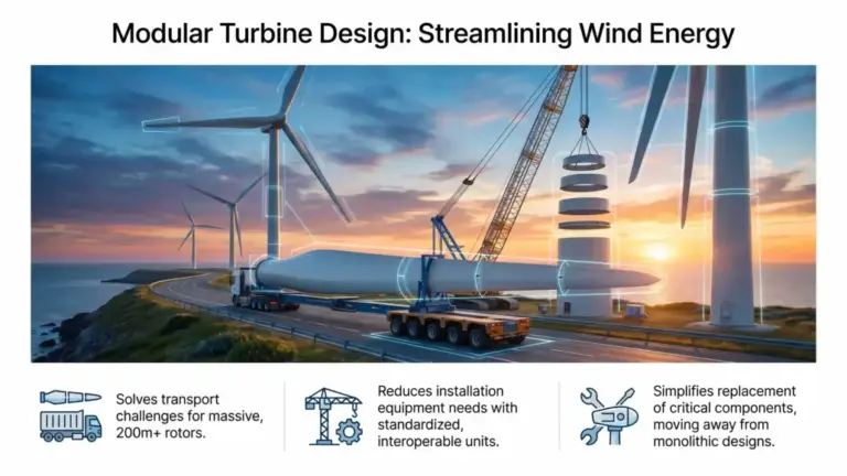 Turbine Component Modularization Simplifying Wind Farm Maintenance